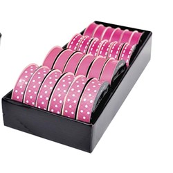 Artwrap Fabric Ribbon Roll 10mm x 5m Pink