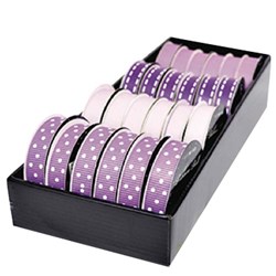 Artwrap Fabric Ribbon Roll 10mm x 6m Assorted Colours