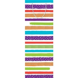 GIFT BOTTLE BAG STRIPE ARTWRAP