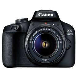 Canon EOS 4000D DSLR Camera EF-S 18-55 mm f/3.5-5.6 III Lens - Theodist