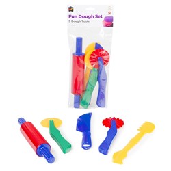 Educational Colours Fun Dough Accessories 5 Pieces