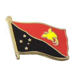 Papua New Guinea Flag Lapel Pin - Flag