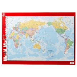 World Map Pacific Centred Double-Sided Chart