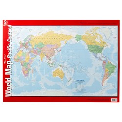 World Map Pacific Centred Double-Sided Chart
