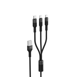 Havit H691 3-In-1 Data & Charging Cable 1.2m