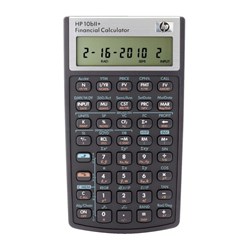 HP 10bII+ Financial Calculator, Black | Theodist
