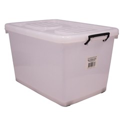 Italplast 90 Litre Storage Box with Lid & Rollers