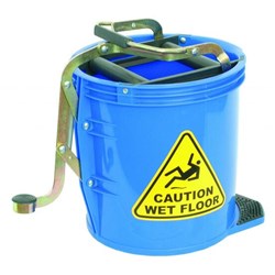 Italplast I447 Mop Bucket Wringer 16L Blue - Theodist