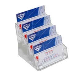 Italplast I553 Business Card Holder 4-Tier - Theodist