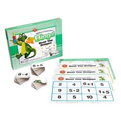Learning Can Be Fun Beat The Dragon Addition and Subtraction Bingo - Theodist
