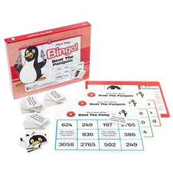Learning Can Be Fun Beat The Penguin Place Value Bingo