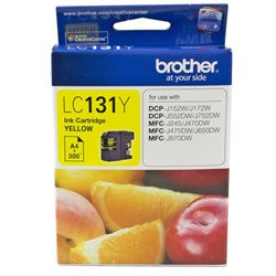Brother LC131Y Yellow Ink Cartridge