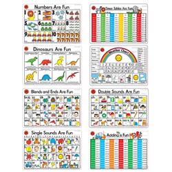 Learning Can Be Fun Placemats Assorted - Theodist