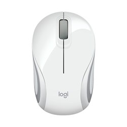 Logitech M187 Ultra Portable Wireless Mouse - White - Theodist