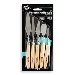 Mont Marte Studio Palette Knife Set 5pce - Stainless