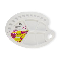 Mont Marte Oval Plastic Palette 34x25cm