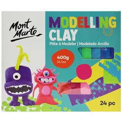 Mont Marte Kids Modelling Clay 24pce