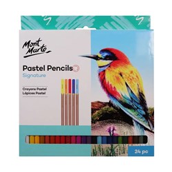  Mont Marte MPN0099 Pastel Pencils Signature 24pc - Theodist