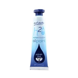 Mont Marte Water Mixable Oil Paint 37ml - Phthalo Blue