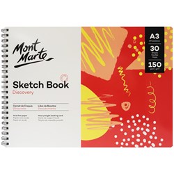 Mont Marte Discovery Sketch Book A3 30 Sheets 150gsm
