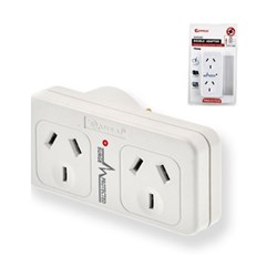 POWER ADAPTOR SURGE PROTECTED RIGHT HAND w/ACTIVE INDICATOR