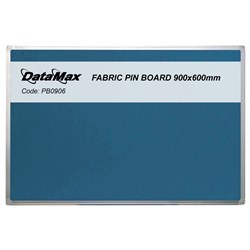 DataMax PB0906 Pinboard Aluminium Frame 600 x 900mm, Blue - Theodist