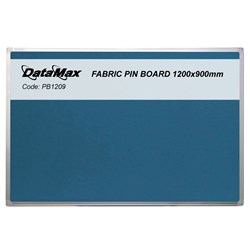 DataMax PB1209 Pinboard Aluminium Frame 1200x900mm, Blue - Theodist