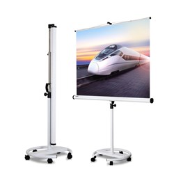Comix Portable Fold-up Projector Screen with Aluminium Case - Theodist