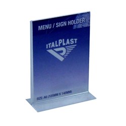 Italplast SHA6TP Menu/ Sign Holder A6 T-Shaped Portrait - Theodist