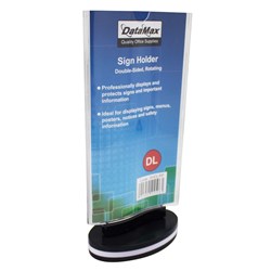 DataMax SHDLRP Rotating Sign Holder Double Sided Portrait - Theodist