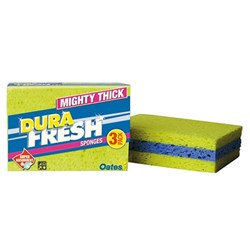 Oates Durafresh Thick Sponges 3 Pack