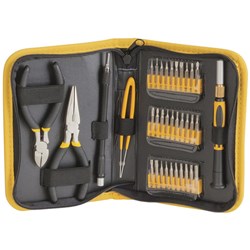 35 Piece Multi-purpose Precision Tool Kit with Vinyl Case - Theodist