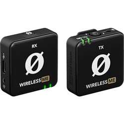 RODE Wireless ME Compact Digital Wireless Microphone System (2.4 GHz, Black) - Theodist