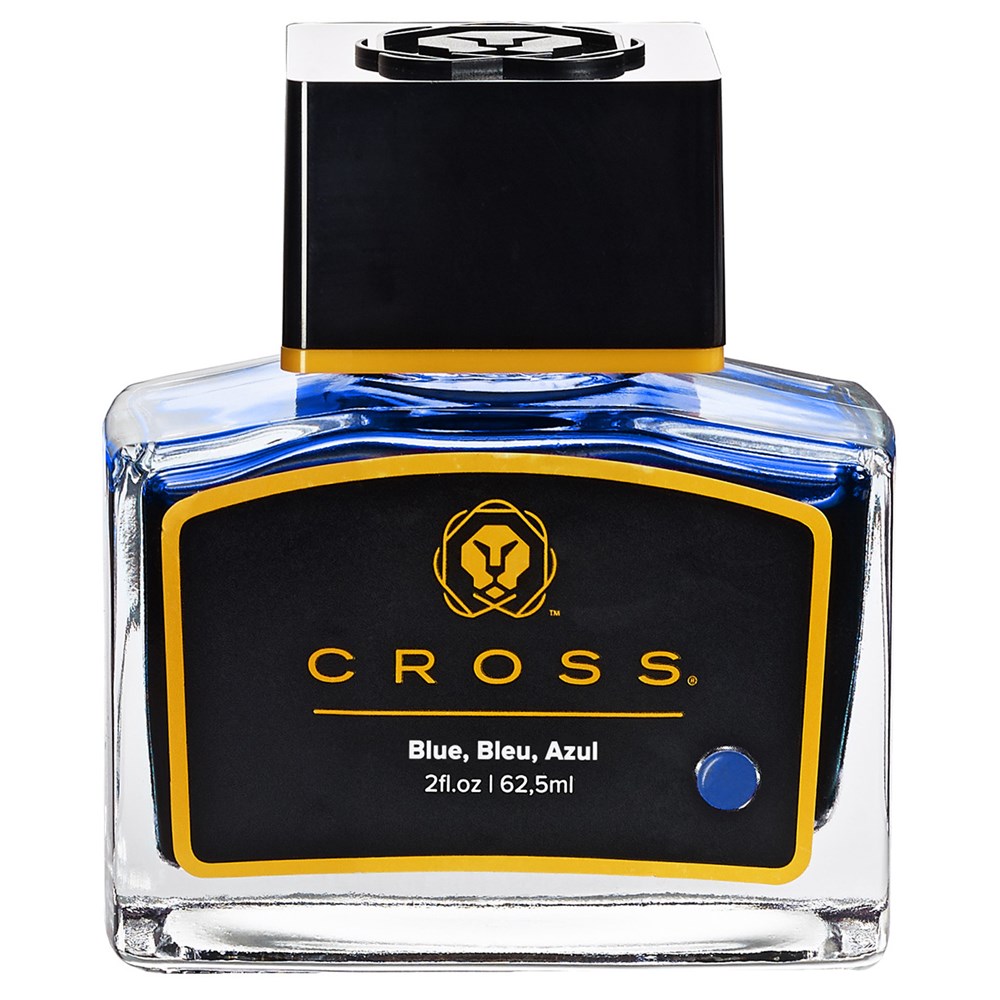 Cross Fountain Pen Ink Bottled 62.5mL, Black & Blue
