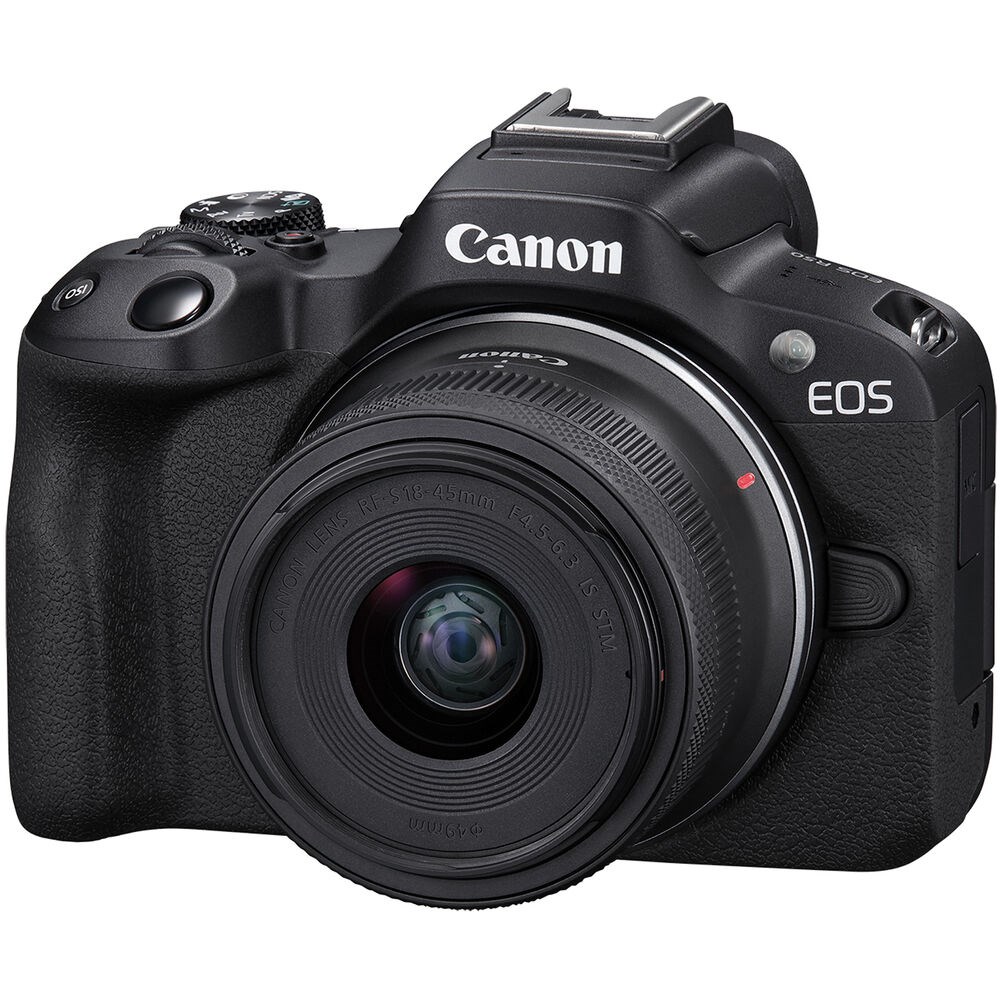 Canon EOS R50 Mirrorless Camera with 18-45mm Lens - Theodist Canon EOS R50 Mirrorless Camera with 18-45mm Lens - Theodist