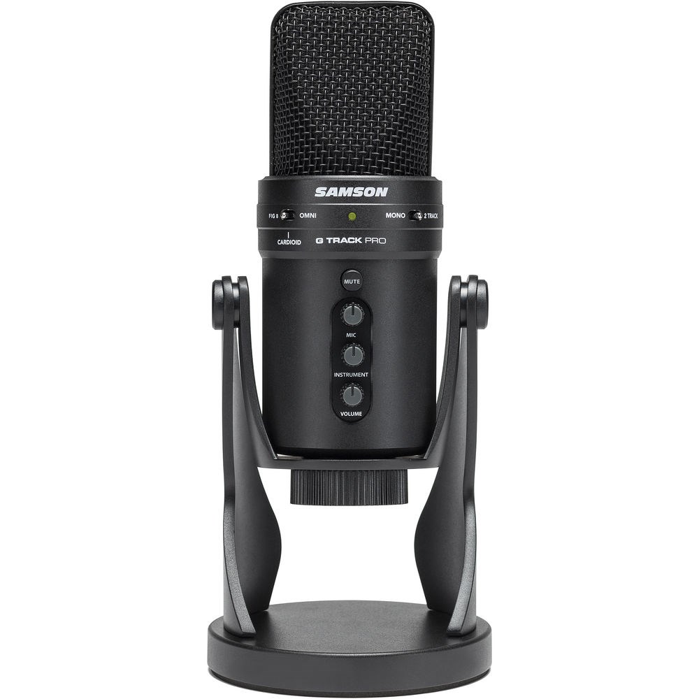SAMSON G-TRACK PRO USBマイクとアクセサリーセット Amazon.co.jp: Samson G-Track Pro USB 24ビットスタジオ