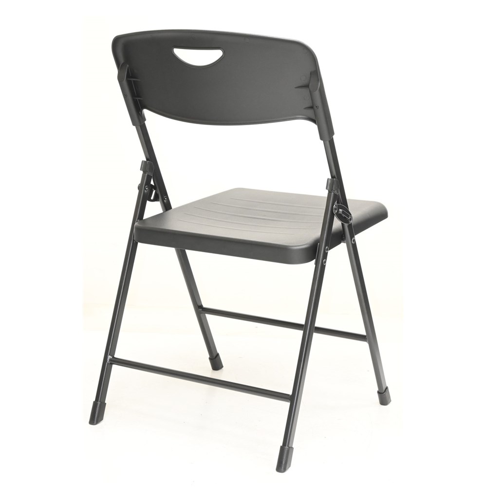 Folding Plastic Chair A8106 Black Theodist