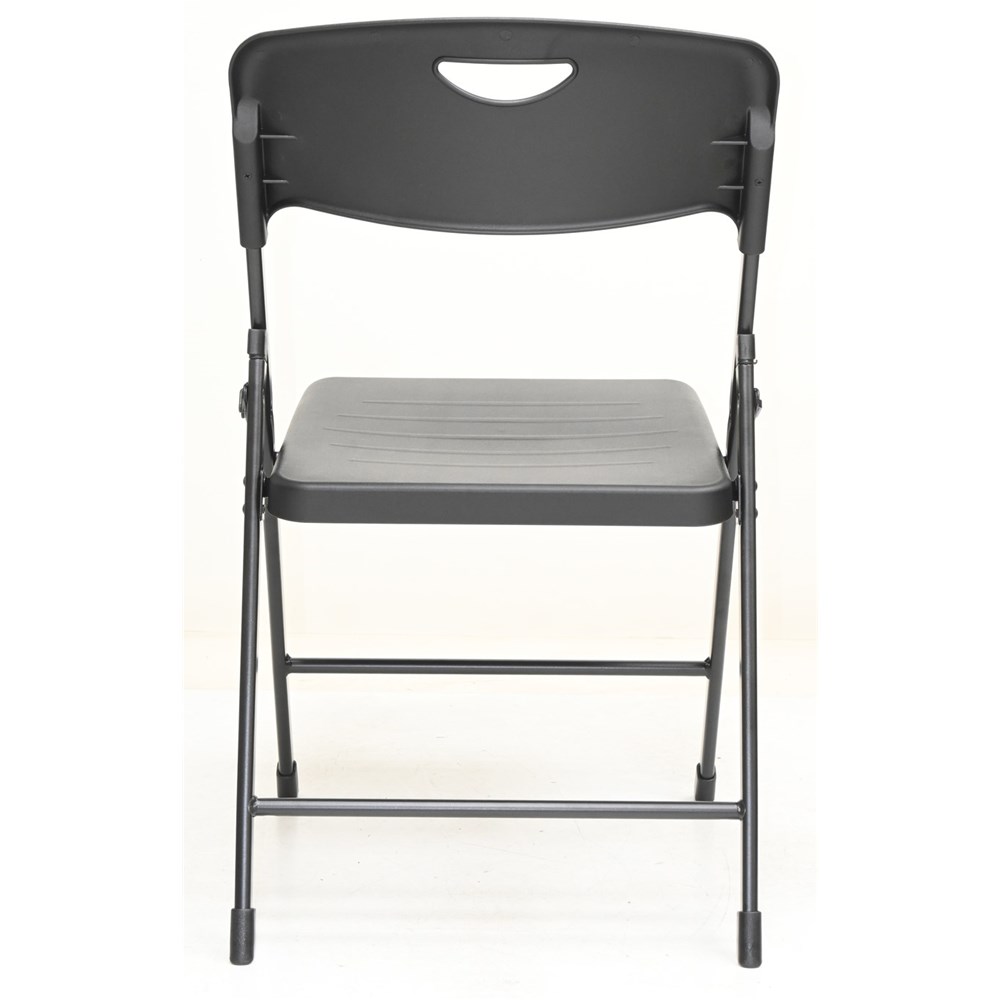 Folding Plastic Chair A8106 Black Theodist