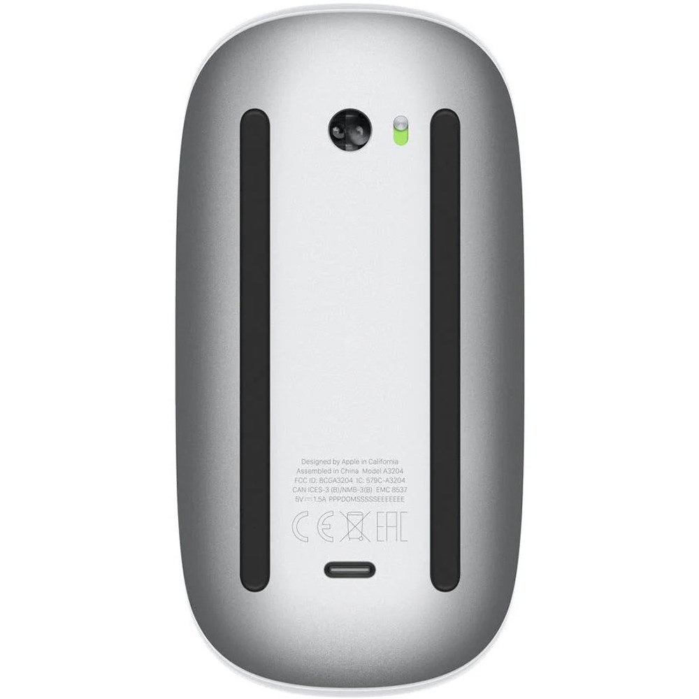 Apple Magic Mouse, USB-C, Multi-Touch Surface, Black, MXK63ZA/A