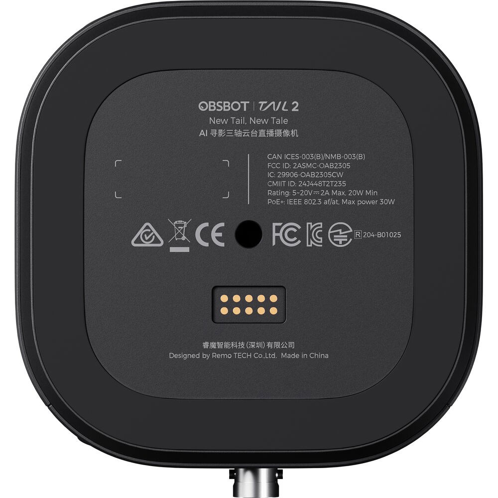 OBSBOT Tail-2 AI Powered PTZR 4K Live Production Camera OBS-OAB