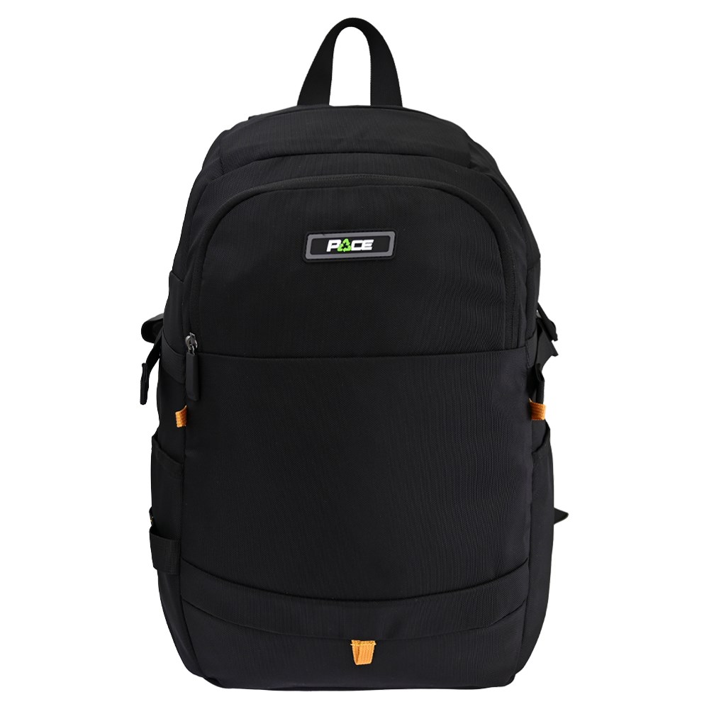 Pace P3030 School Backpack Recycled Polyester Black - Theodist