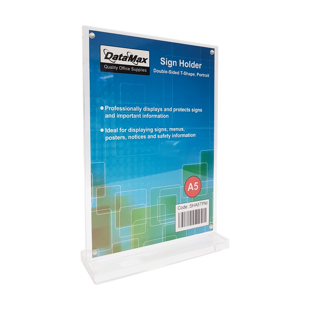 DataMax SHA5TPM Sign Holder A5 Portrait Theodist Theodist