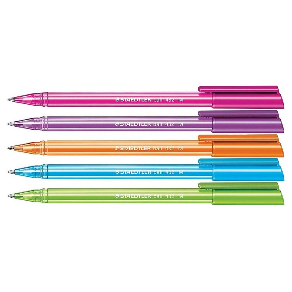 Stylo STAEDTLER Stick 432M vert - Stylos à bille, feutres