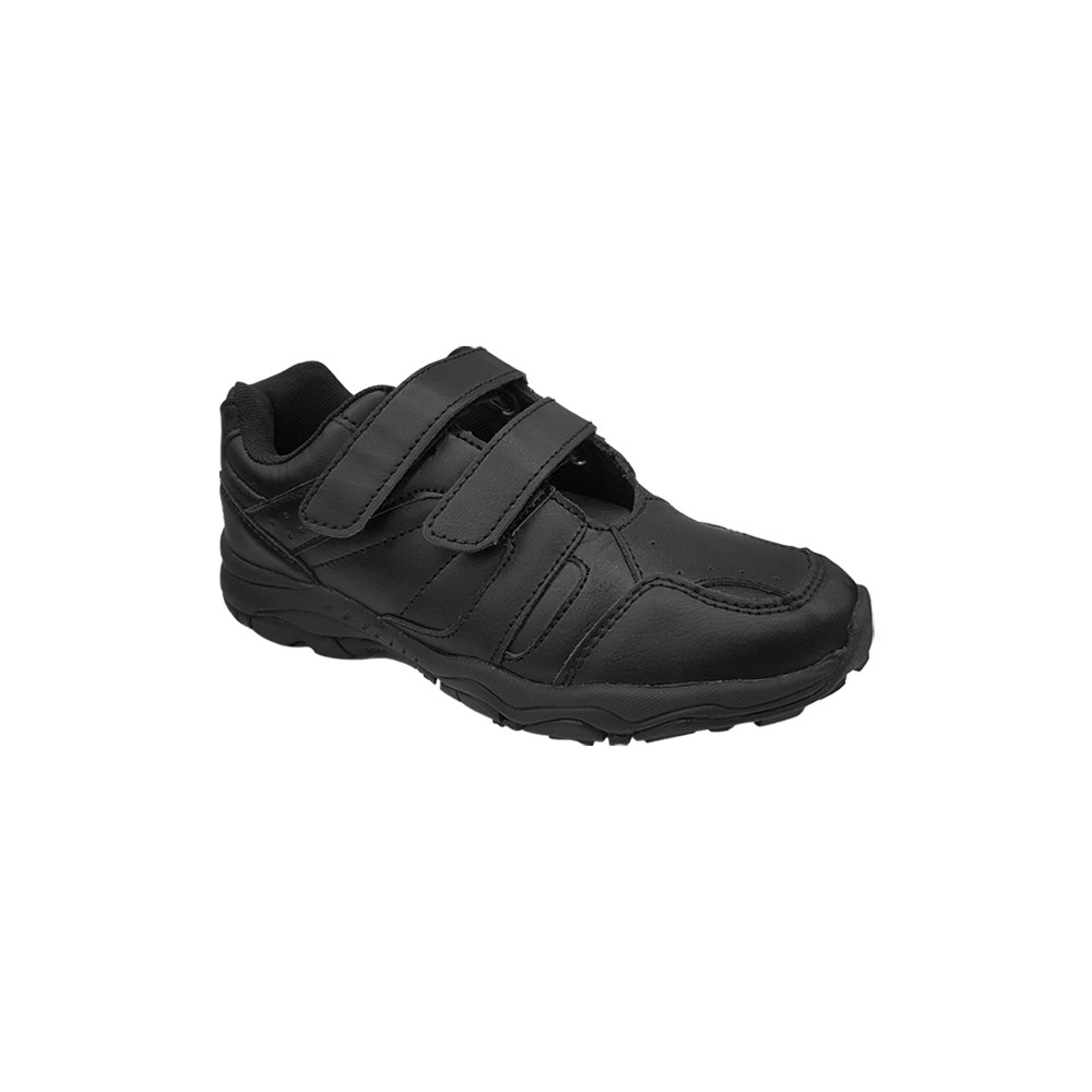 Pace Shoes Sizes 1-3 and 11-12 Velcro, Black - Theodist