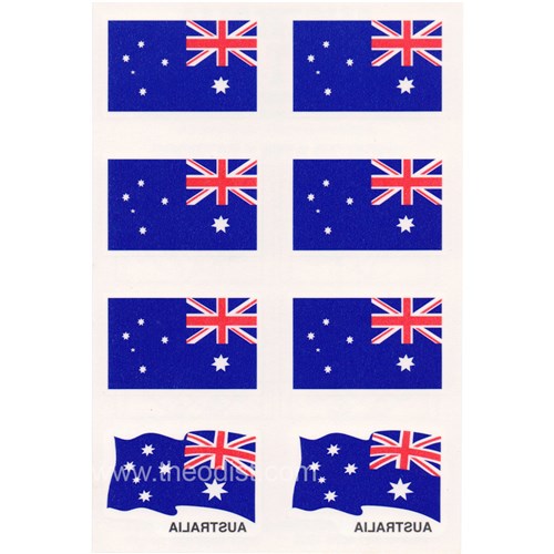 Australia Flag Tattoo Stickers - Theodist