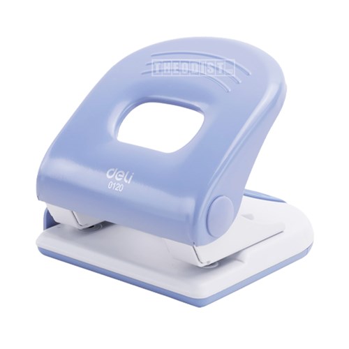 Deli 0120 2 Hole Punch 40 Sheets, Blue/Brown/Grey_2- Theodist