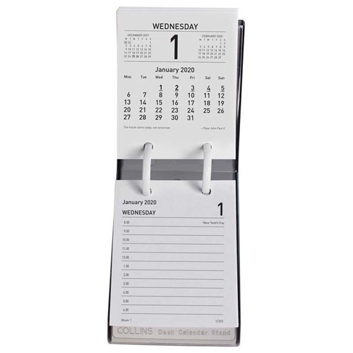 Milford 13H Acrylic Desk Calendar Stand_1 - Theodist