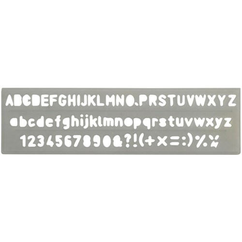 Celco 168618 Lettering Stencils C5  5mm - Theodist