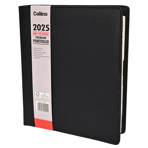 Collins 2024 Premium Portfolio Diary Day to Page 171BLK - Theodist