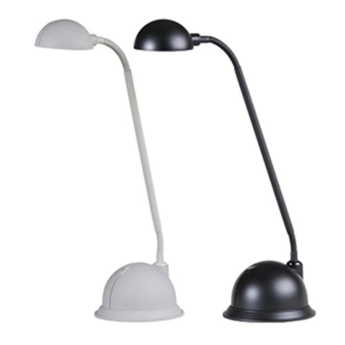 Rove Led 3000K Desk Lamp 3w ADJ G-Neck, Black/White - Theodist